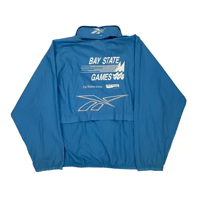 Bay State Games Reebok Jacket - Large Blue Nylon