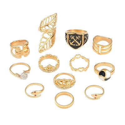 Faddish Ion Plating(IP) 304 Stainless Steel Finger Rings