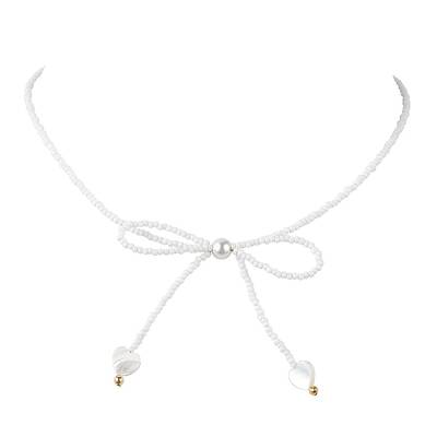 Glass Seed Pendant Necklaces for Women