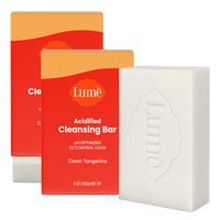 Lume Cleansing Bar or Acidified Body Wash Multipack - Shampoo, Face, Body, and Shave Bar or Hydrating AHA Body Wash Gel. Powe...
