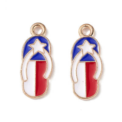 Independence Day Alloy Enamel Pendants