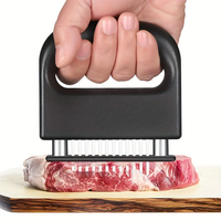 Father's Day 48 blade stainless steel meat tenderizer ergonomic suitable for beef pork chicken breast etc enhancing cooking t...