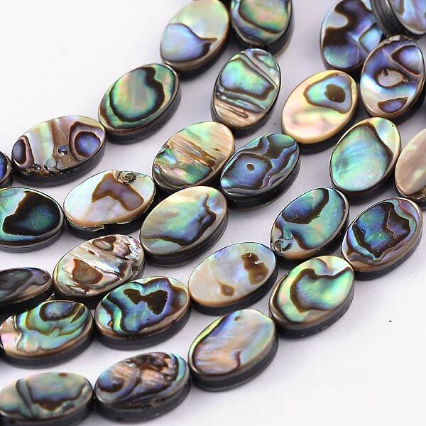 Natural Abalone Shell/Paua Shell Beads Strands