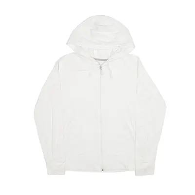 CHAMPION Hoodie White Full Zip Womens M