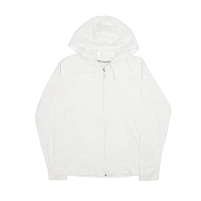 CHAMPION Hoodie White Full Zip Womens M