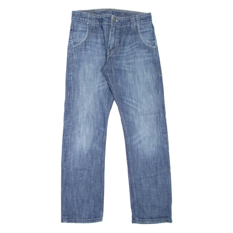 LEVI'S 514 Jeans Mens Blue Slim Straight Stone Wash W30 L30