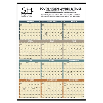 100 Custom Time Management Span-A-Year (Non-Laminated) - FSC ...