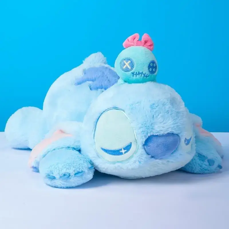 Dreamy Planet Series: 16 - inch Stitch and Companion Plush Dolls in Lounge Pose - Perfect for Bedroom, Sofa, and Cuddling Stu...
