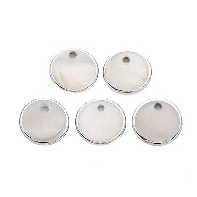 Natural Freshwater Shell Charms