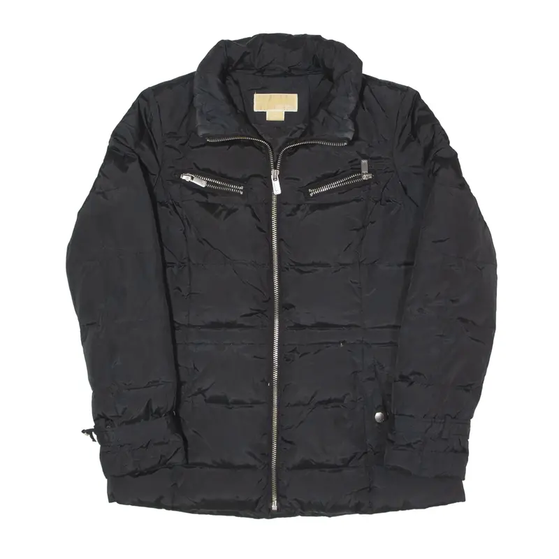 MICHAEL KORS Down Insulated Puffer Jacket Black Womens S