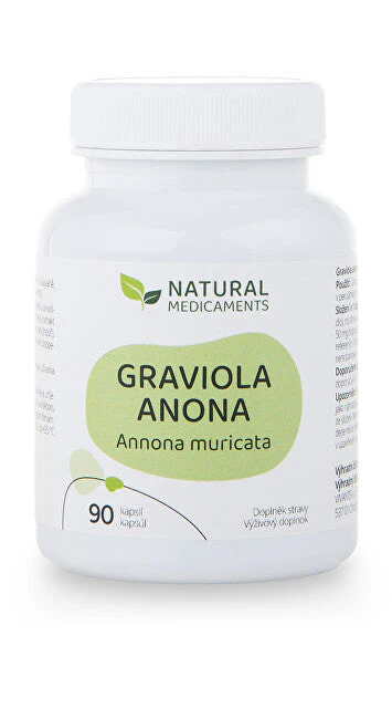 Natural medicaments Anona Graviola (Annona muricata) 90 capsules