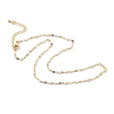 304 Stainless Steel Link Chain Necklaces