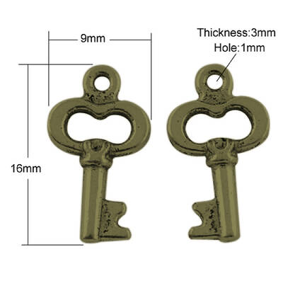 Tibetan Style Alloy Charms Pendants