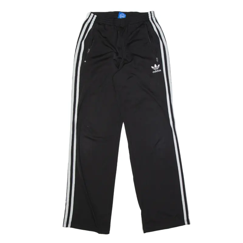 ADIDAS Track Pants Black Straight Mens XS W24 L29