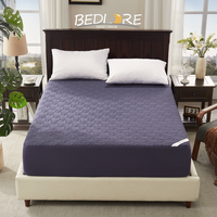 [BEDLORE]   Big Copper Coins Texture Waterproof Fitted Fheet,Deep Pockets, Cooling anti-slip Bed Sheet, Bedroom Accessories f...