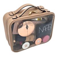 JAZD Clear Makeup Bag Toiletry Bag for Women Cosmetic Case Large Capacity Travel Make Up Bag Organizer Transparent Storage Co...
