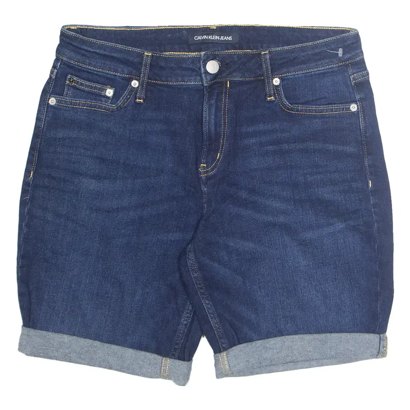 CALVIN KLEIN JEANS Womens Denim Shorts Blue UK 8 W31