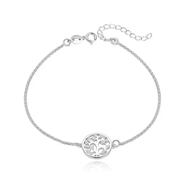 Beneto Elegant Tree of Life Silver Bracelet AGB409/21