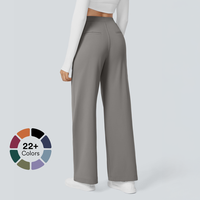 Halara Flex High Waisted Plicated Side Pocket Straight Leg Work Pant #summervibe