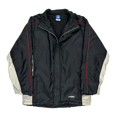 Umbro Jacket - Medium Black Nylon | Size: medium