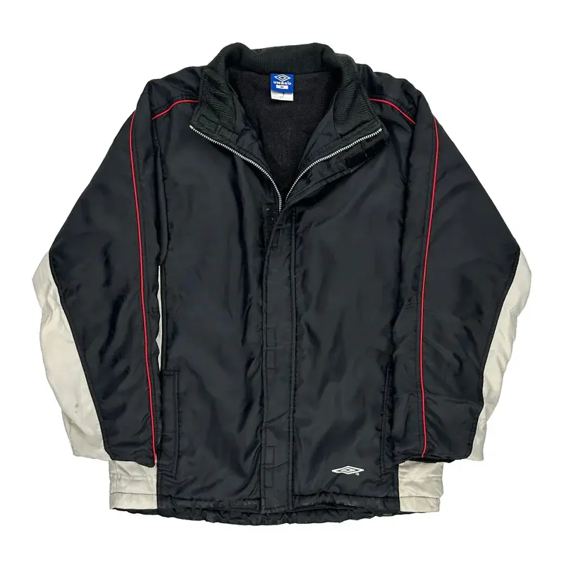 Umbro Jacket - Medium Black Nylon | Size: medium