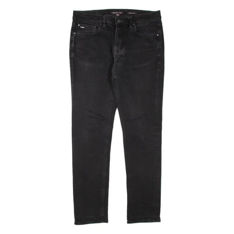 MICHAEL KORS Parker Womens Jeans Black Slim Tapered W32 L32