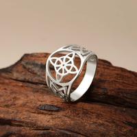 Witch knot ring optional size golden and silver ring women's jewelry daily wear