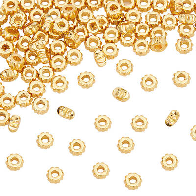 100 Pcs Brass Beads