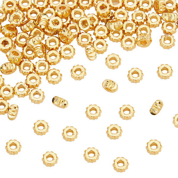 100 Pcs Brass Beads