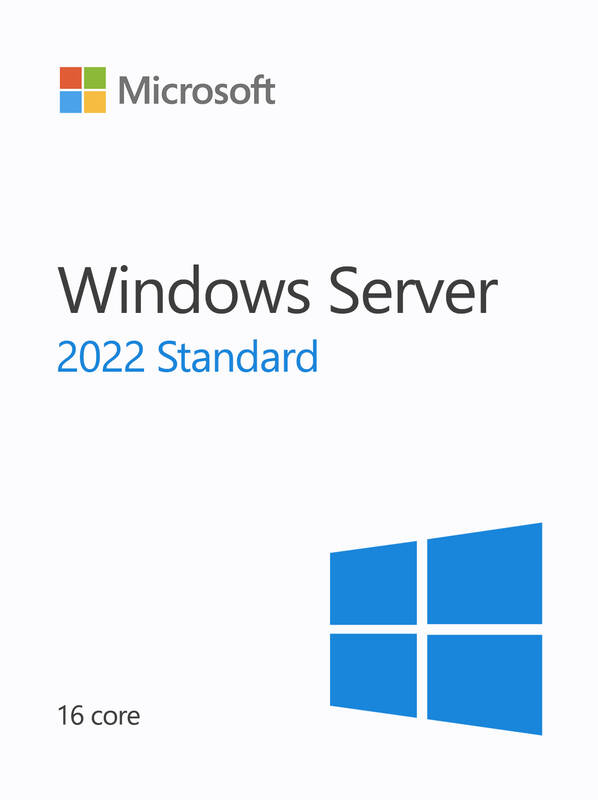 Microsoft Windows Server 2022 Standard 16 Core - Official Microsoft License | Windows Server 2022