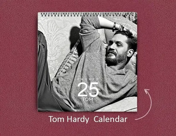 Tom Hardyy Wall Calendar 2025