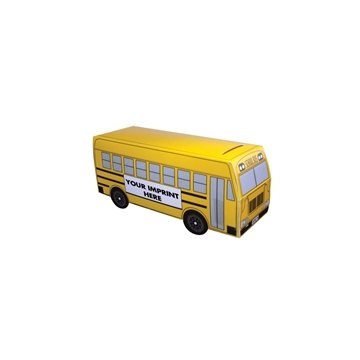250 Customized School Bus Bank - Paper Products - Laminated