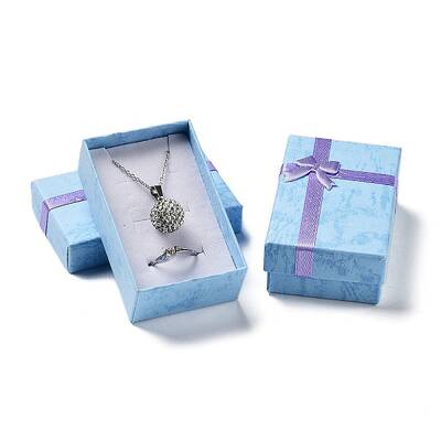 Cardboard Paper Necklace Boxes