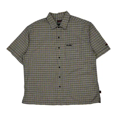 Fubu Checked Short Sleeve Shirt - 2XL Multicoloured Cotton