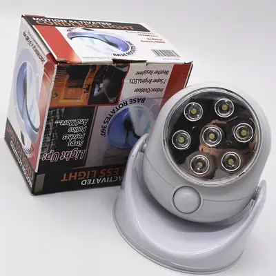 Sensor Light TV 360 Degree Automatic Sensor Light Rotating Mini Sensor Light | Color: White