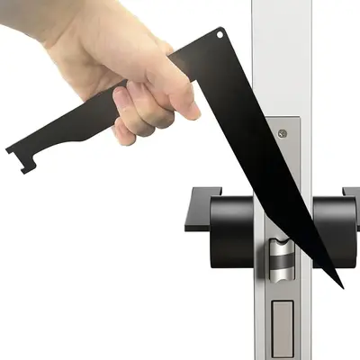 Firefighter Tool for Emergency Rescuers, Multi-Function Fire Door Entry Tool, Emergency Survival Gear, Sturdy Door Pry Tool f...