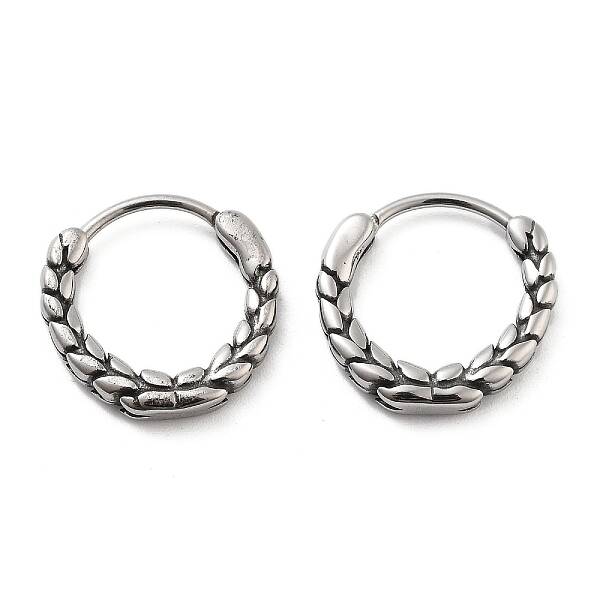 316 Surgical Stainless Steel Hoop Earrings for Women and Men