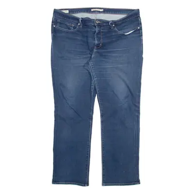 LEVI'S 314 Big E Womens Jeans Blue Regular Straight W37 L28