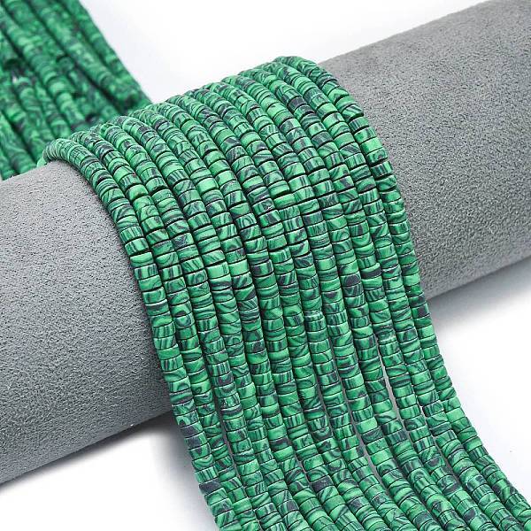 Synthetic Malachite Beads Strands
