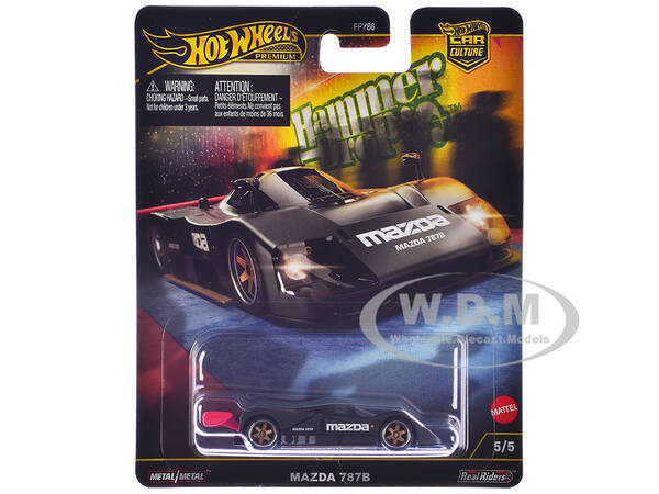 Mazda 787B Prototype Race Car Black \