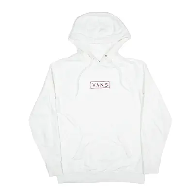 VANS Hoodie White Pullover Mens XS