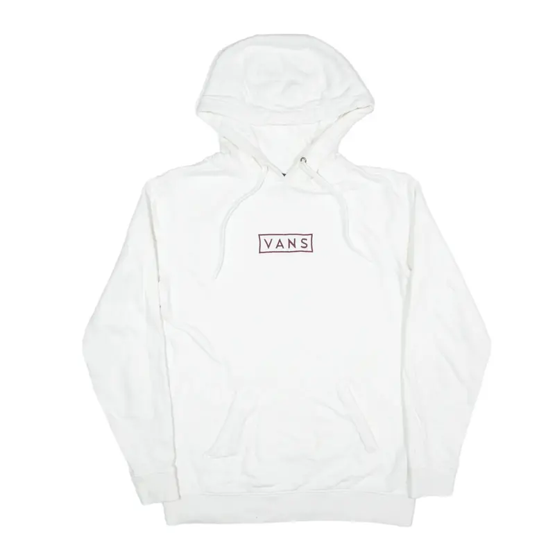 VANS Hoodie White Pullover Mens XS