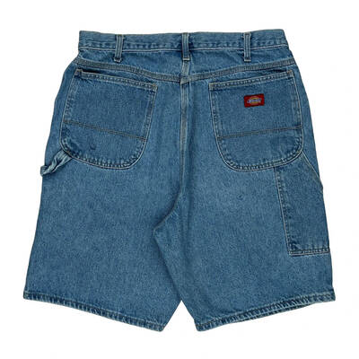 Dickies Denim Shorts - 33W 10L Blue Denim | Size: 33″ waist