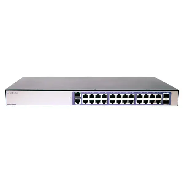 Extreme Networks 210-24t-GE2 | Switching 210 Series port 10/100/1000BASE-T 24-Port Gigabit Ethernet Switch