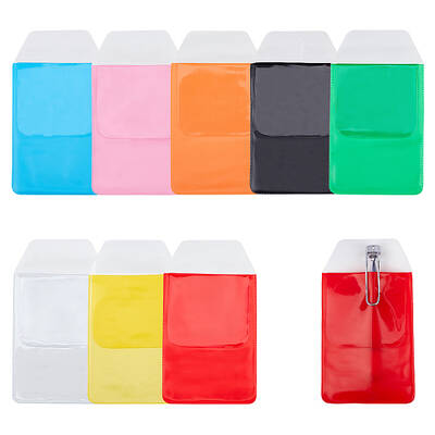16pcs 8 Colors Shirt Pocket Protectors PVC Pen Holder Pencil Pouch for Pen Leaks