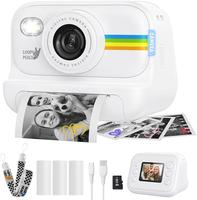 Kids instant camera, digital camera for girls and boys aged 3-12, creative Christmas birthday gifts, 2.0-inch portable video ...