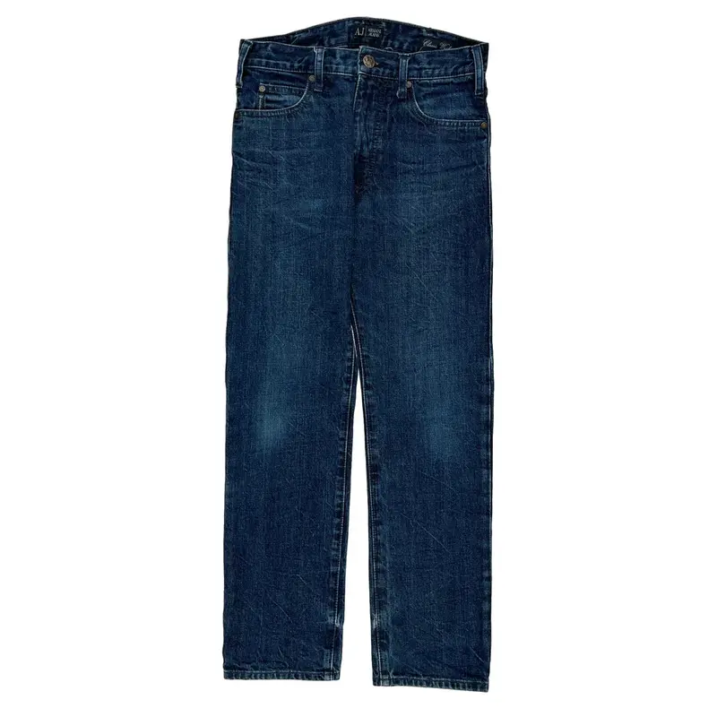 Armani Jeans Jeans - 30W 29L Blue Cotton