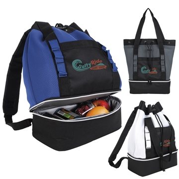25 Custom Brightwater Dual-Compartment Tote-Pack Cooler - ...