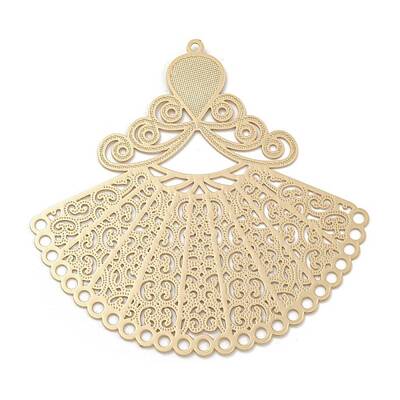 Rack Plating Brass Pendants