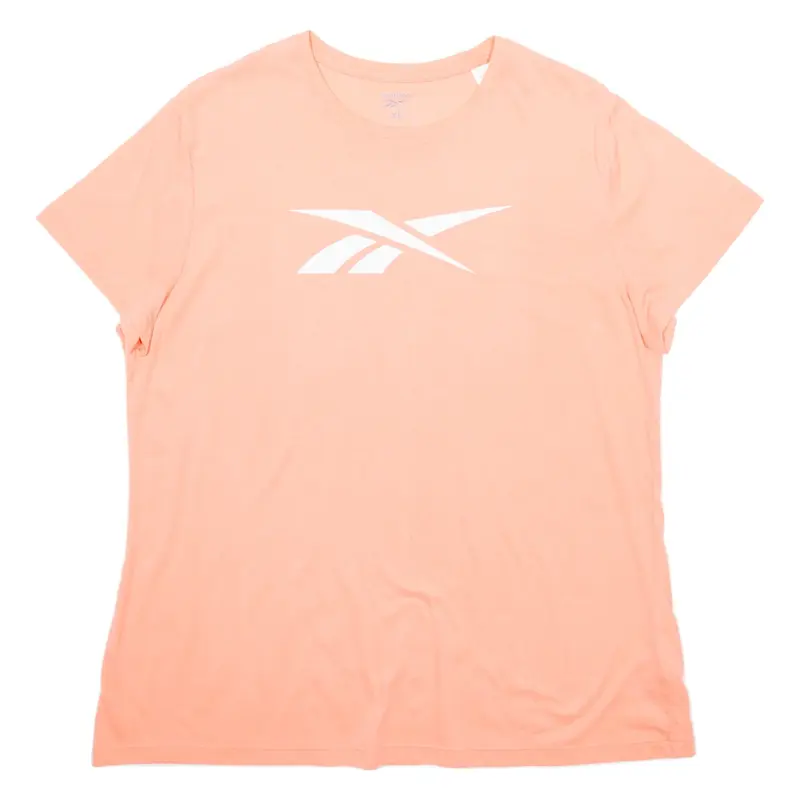REEBOK Womens T-Shirt Pink XL